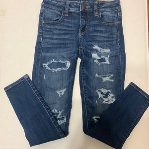 American Eagle jeans with “next level stretch!”